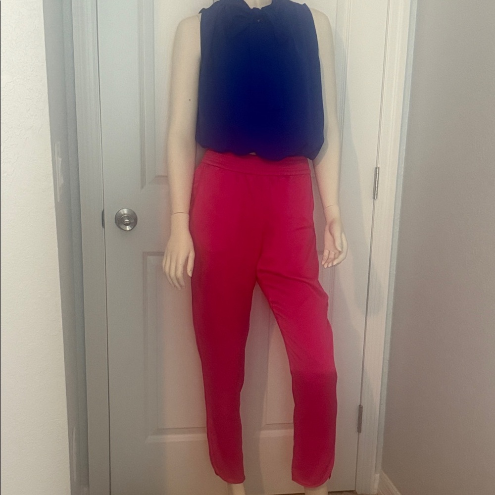 Zara Fuchsia Ankle Pants